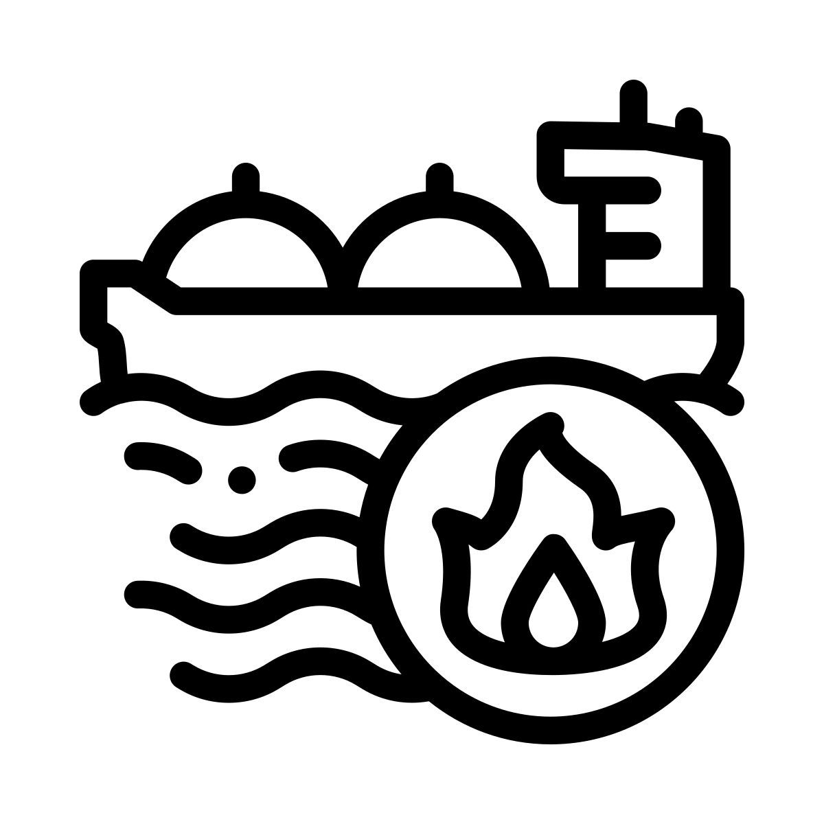 sea cargo icon