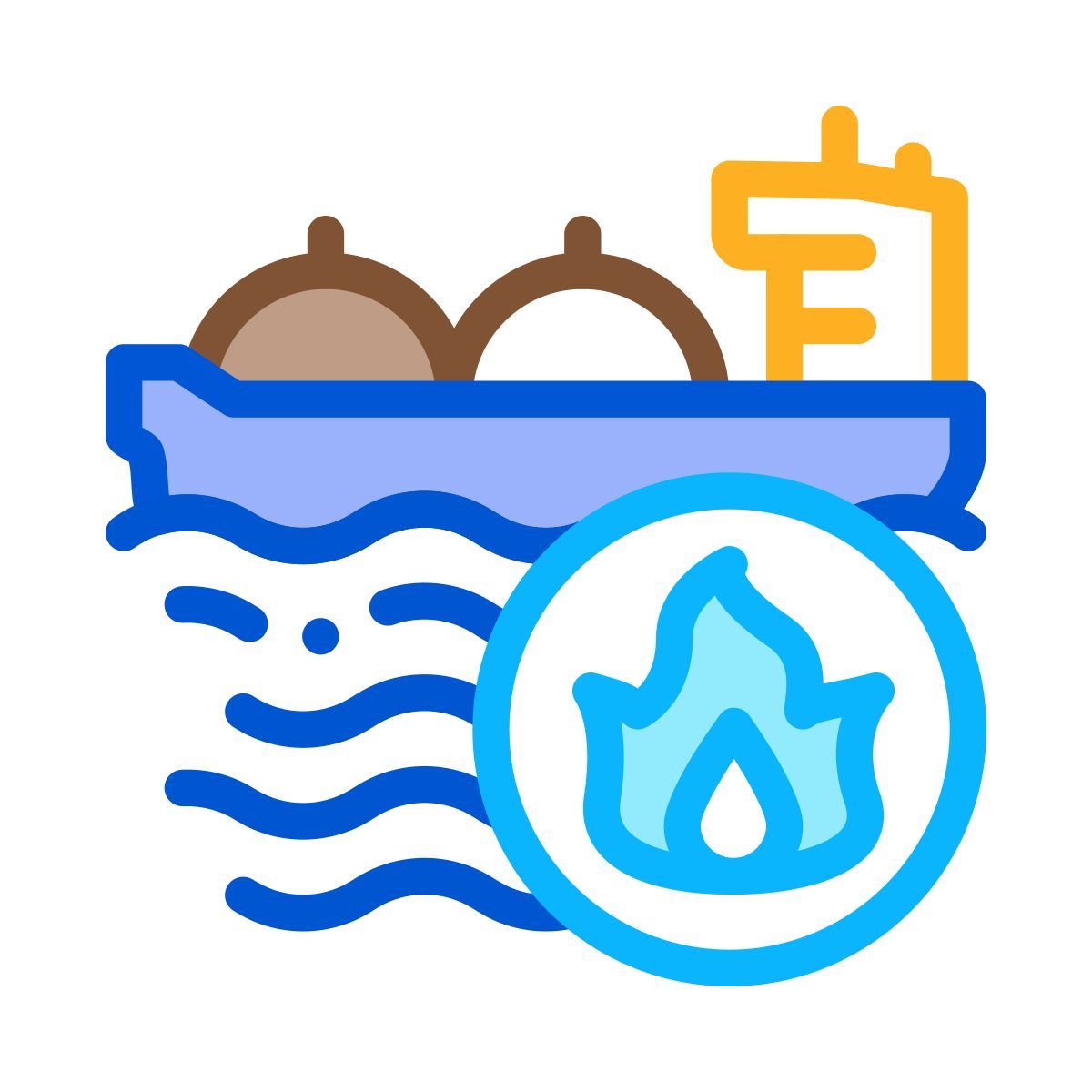 sea cargo icon