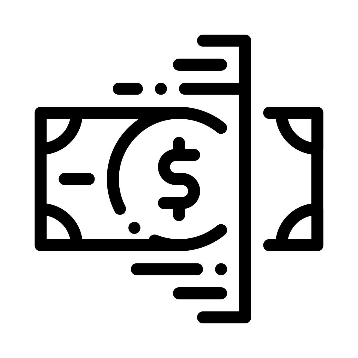 check banknote icon