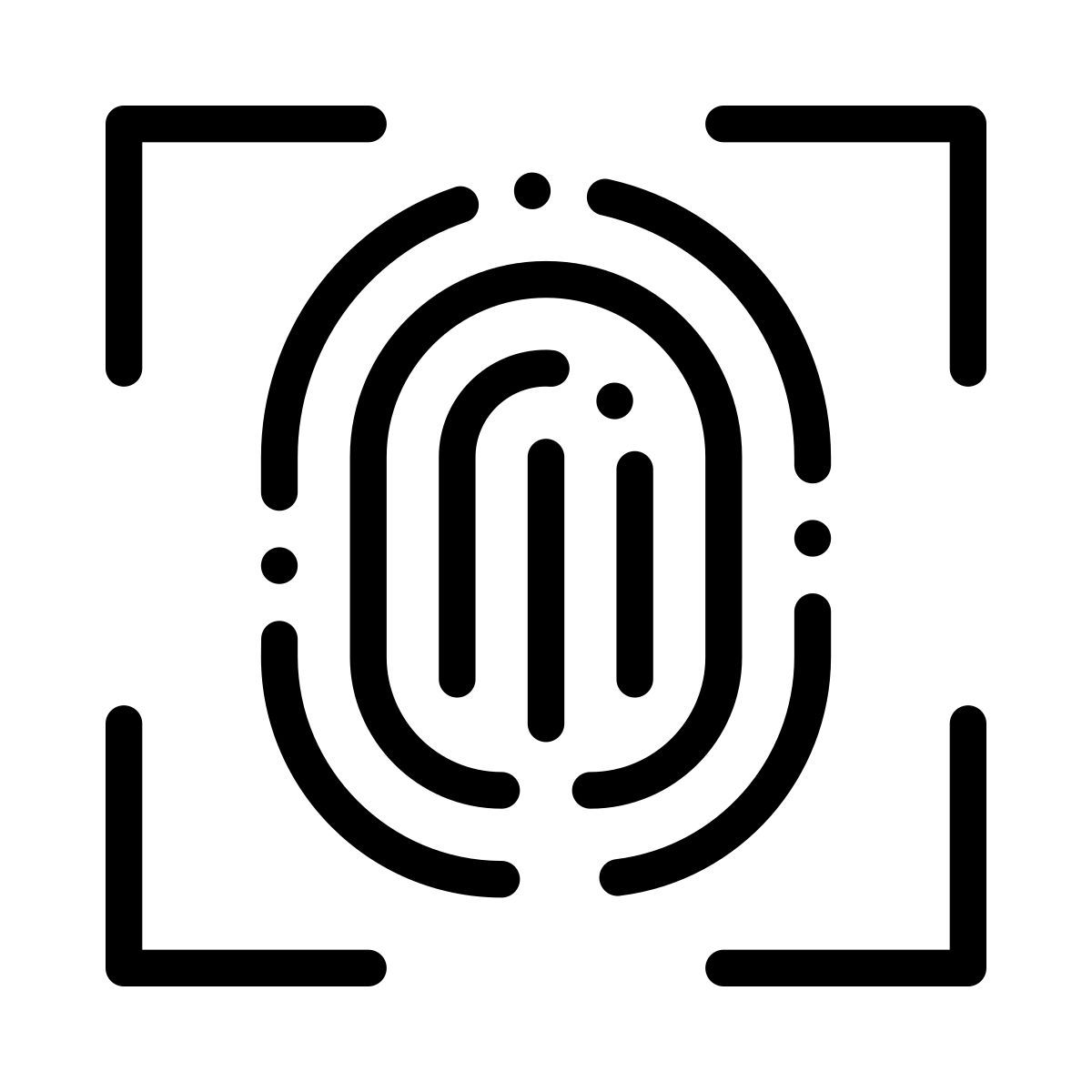 impronta digitale icon