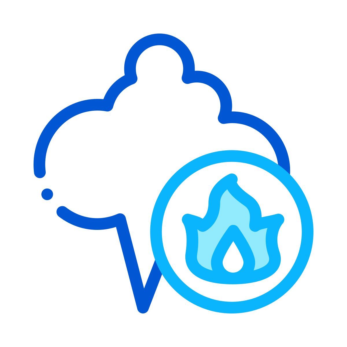 gas cloud icon