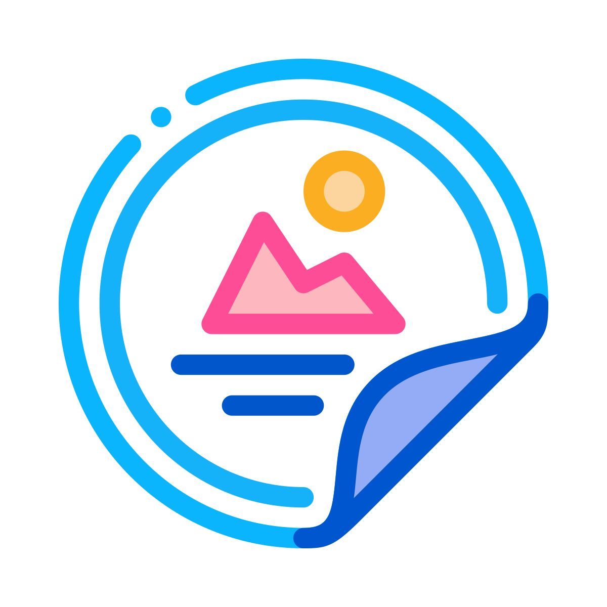 étiquette icon