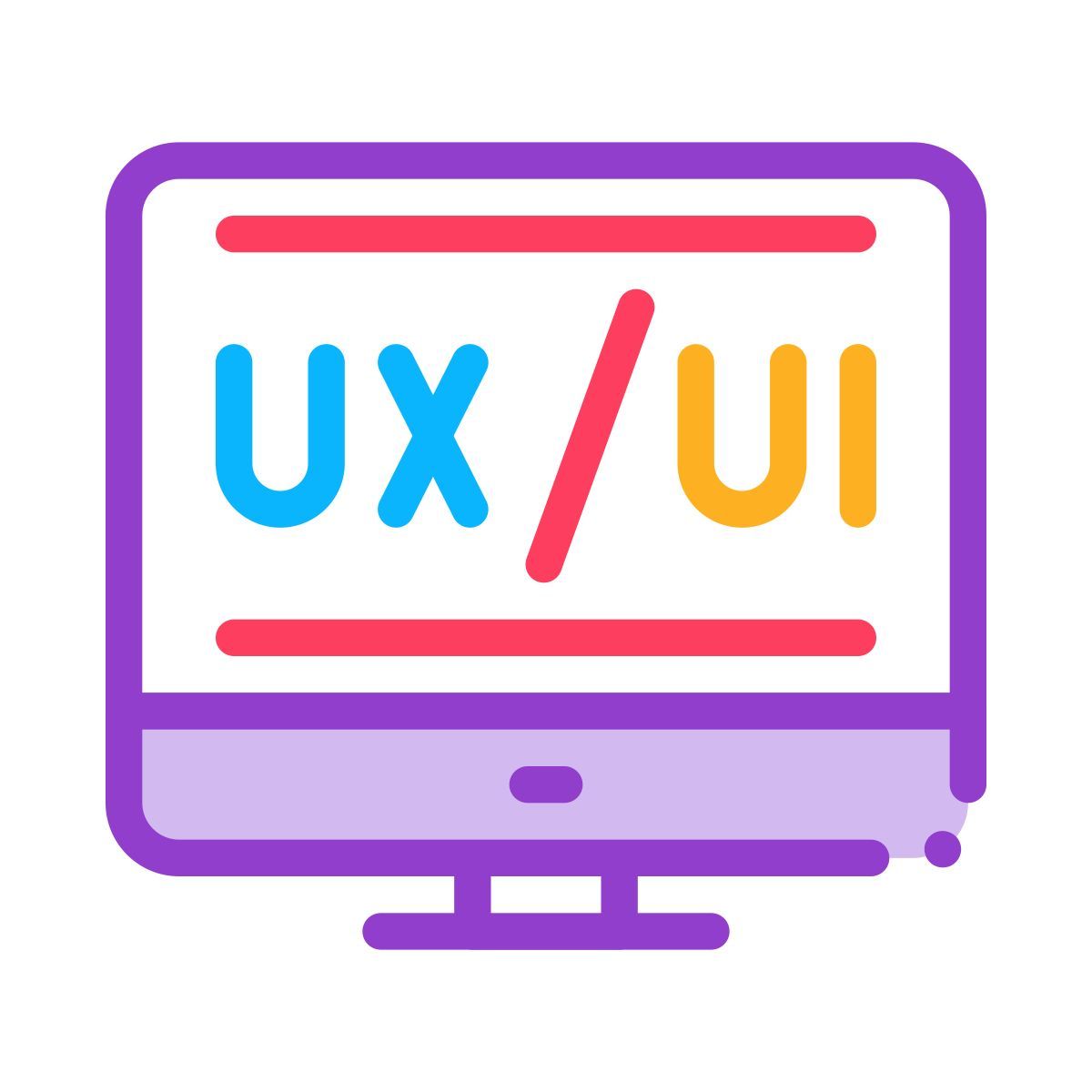 UX 및 UI 디자인 icon
