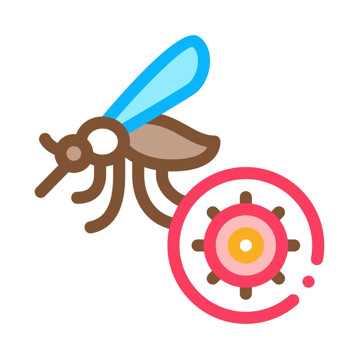 malaria da zanzara icon