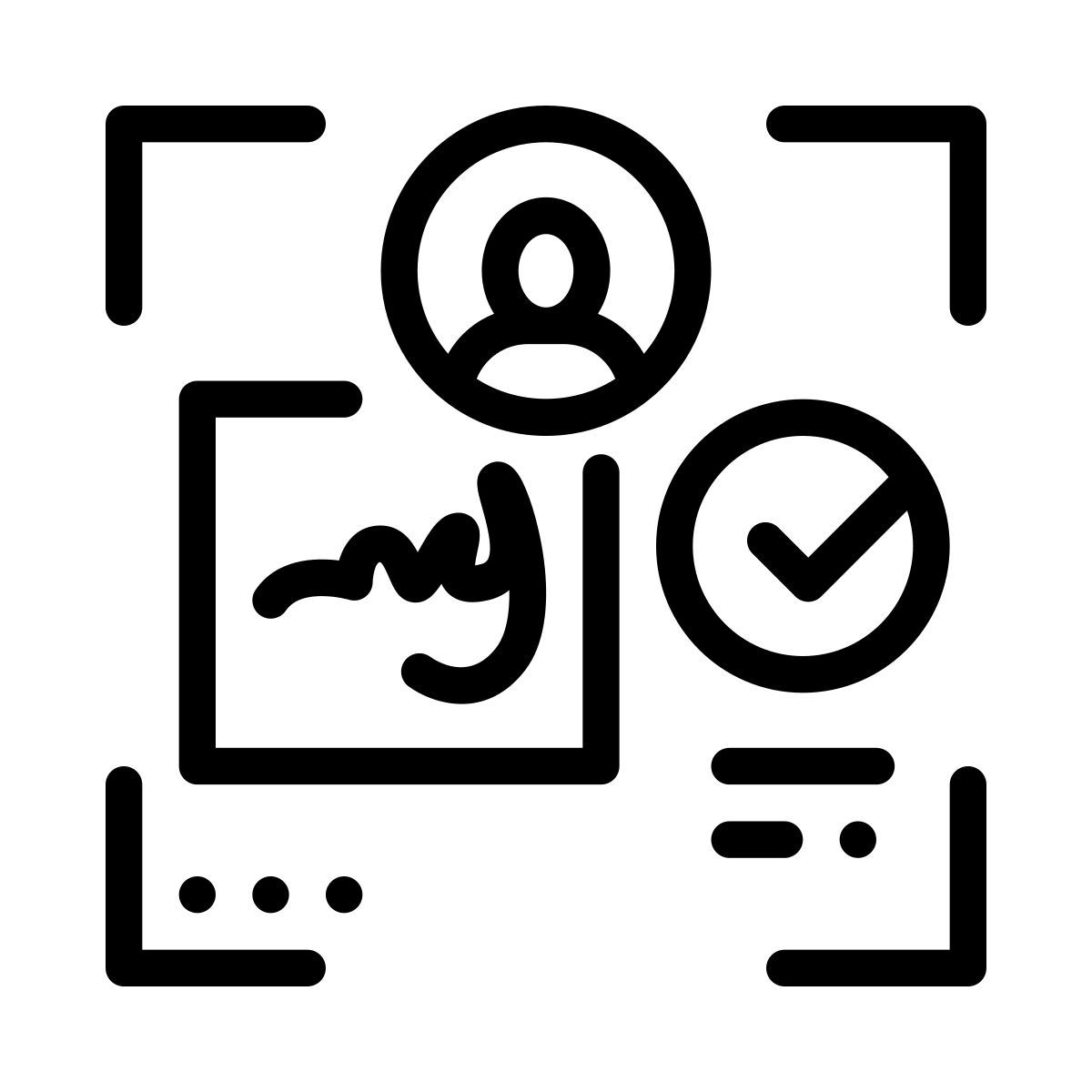 electronic signature icon