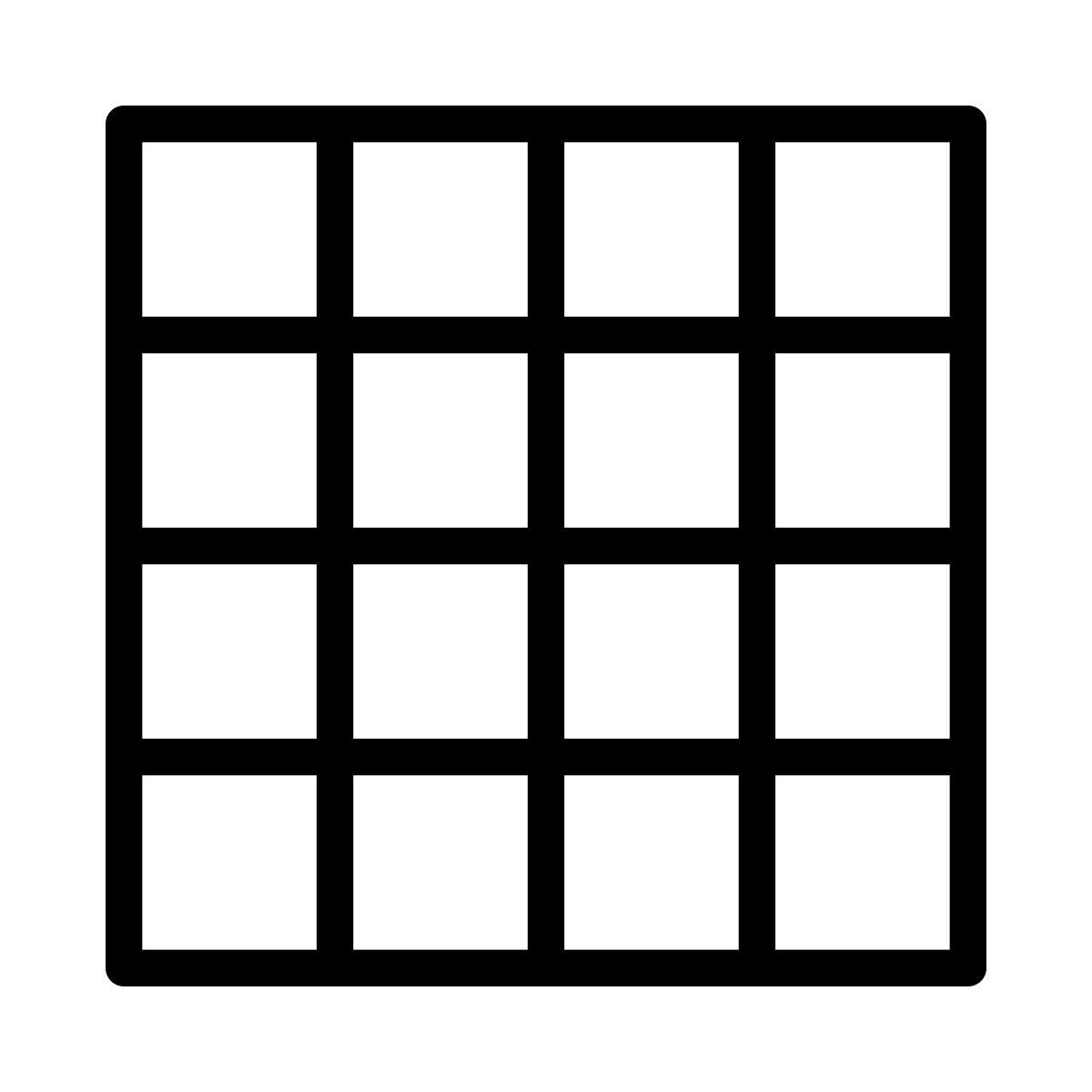 symmetrical tiles icon
