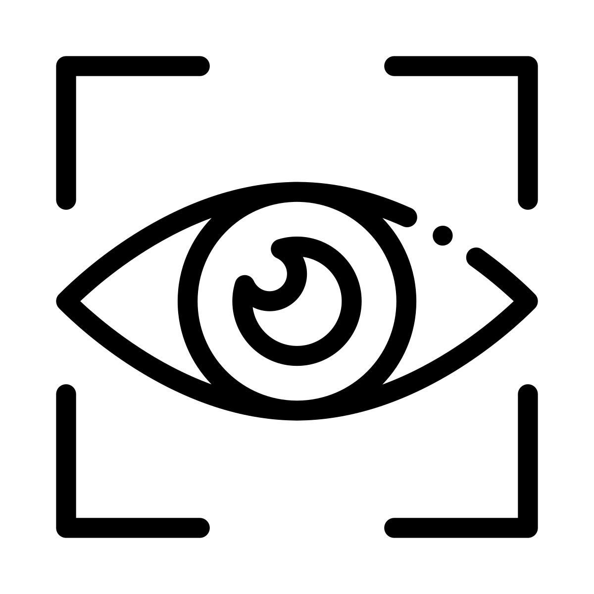eye scanning icon