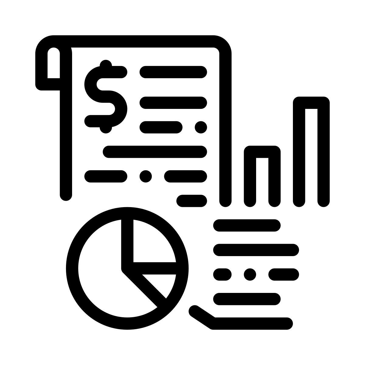 financial report icon