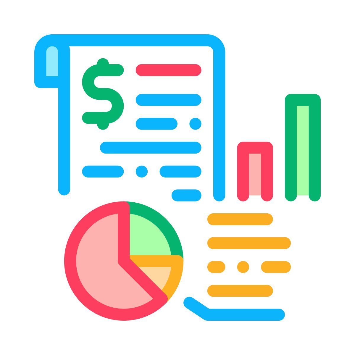 financial report icon