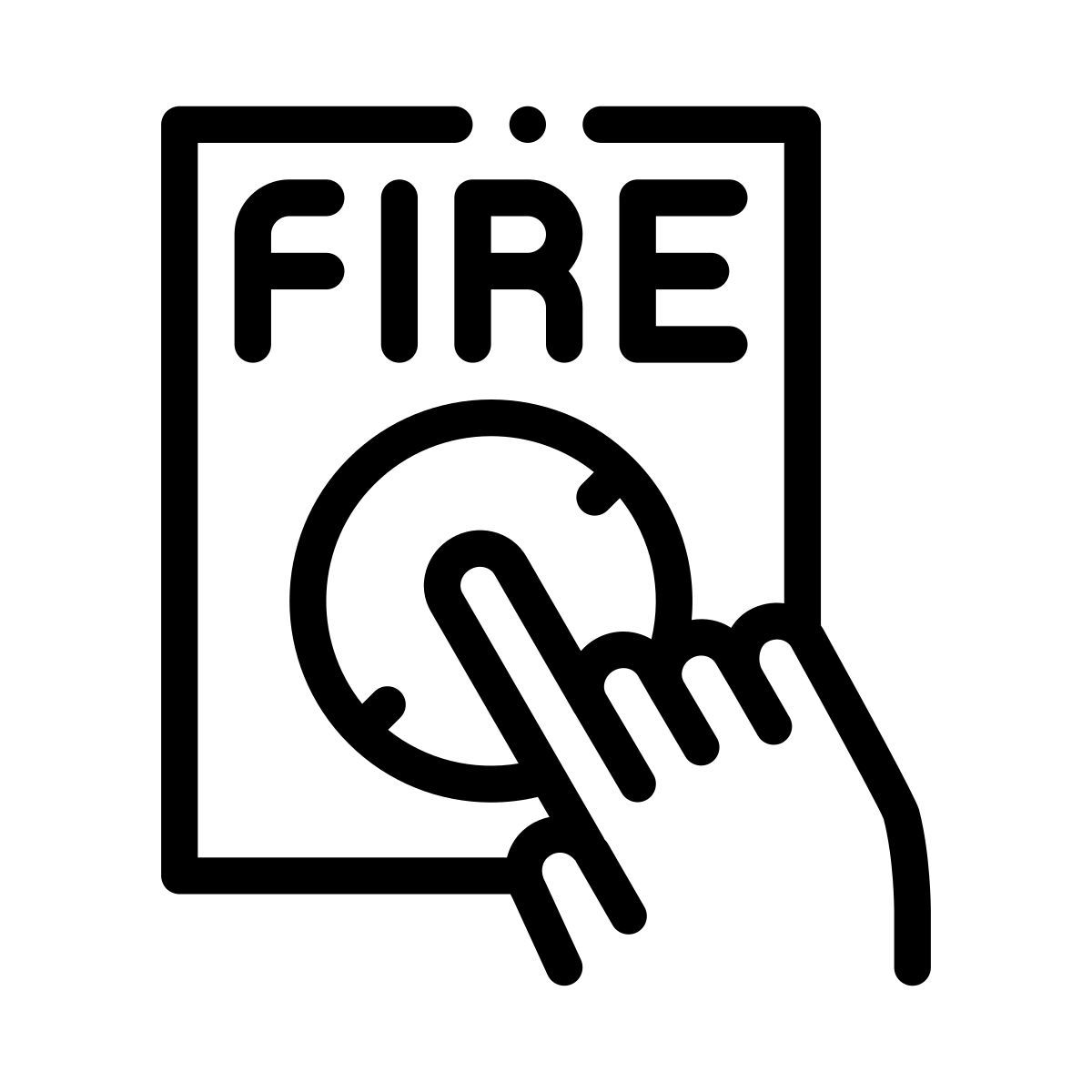 Emergency button png icon for quick safety alerts