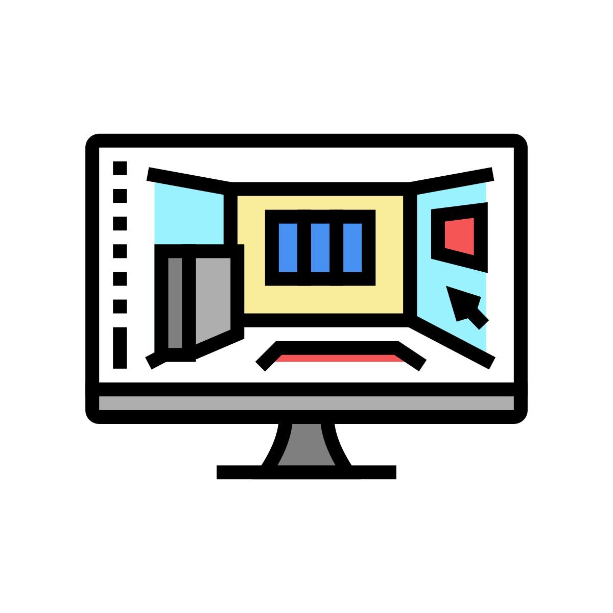 interior visualization icon