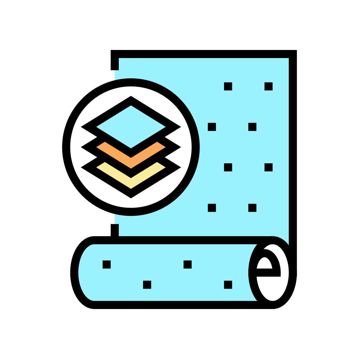 non woven wallpaper icon