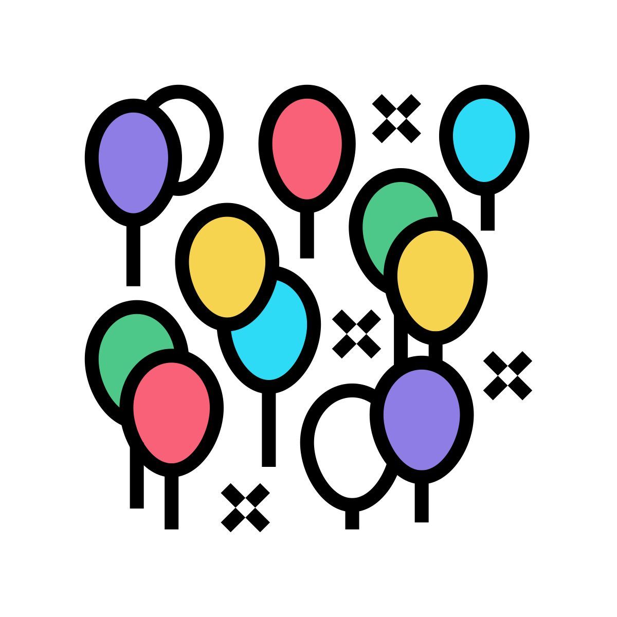 party decoration icon