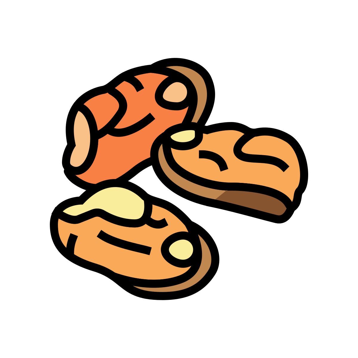 껍질을 벗긴 홍합 icon