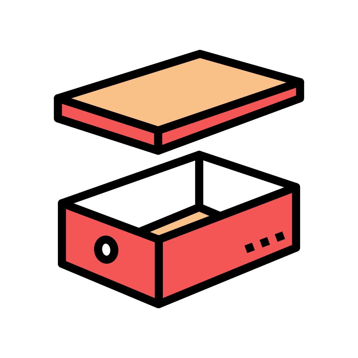 caja de zapatos icon