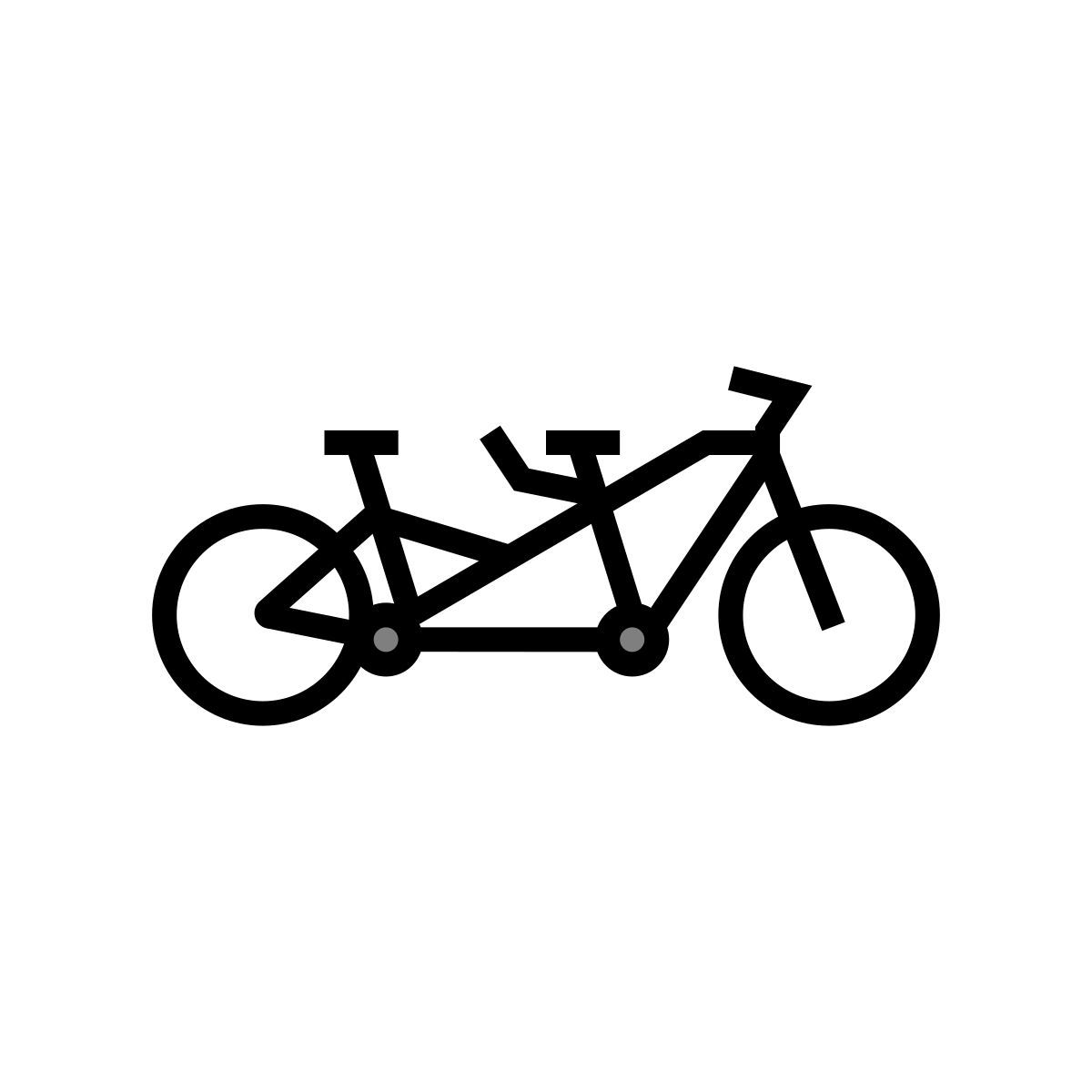 bici tandem icon