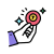 Hand Holding Lotto Ball icon