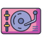 external turntable-birthday-and-party-filled-outline-others-rabbit-jes icon