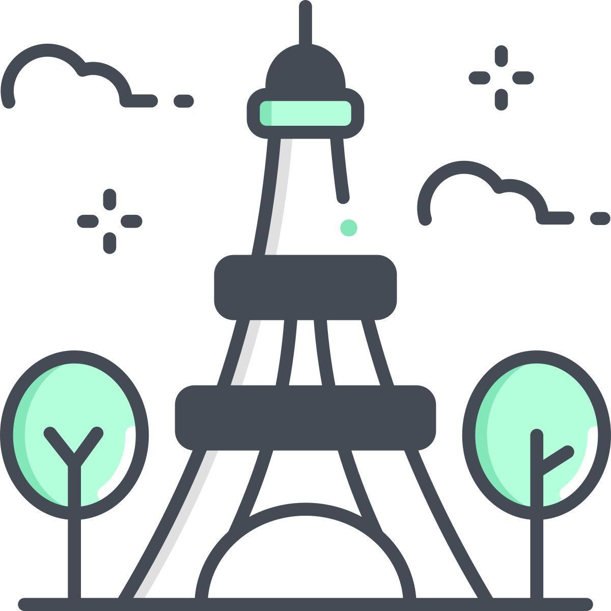 eiffel tower icon