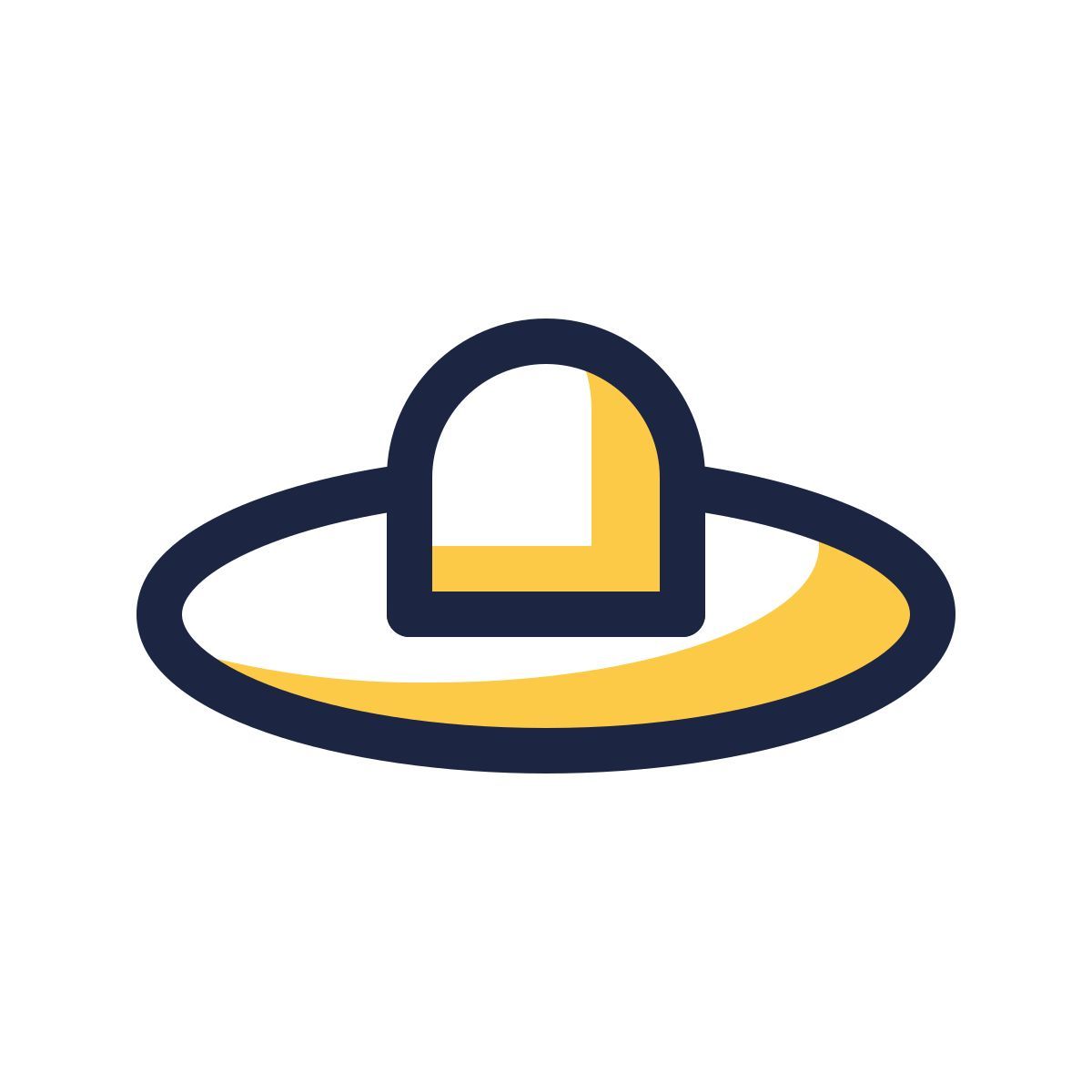 beach hat icon