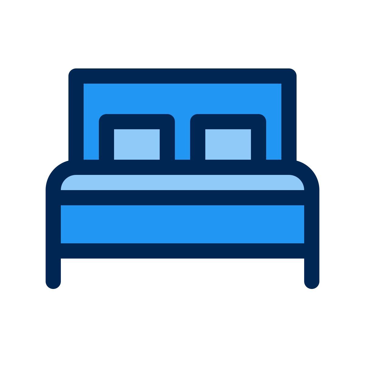 double bed icon
