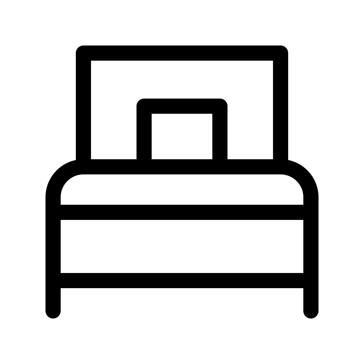 single bed icon