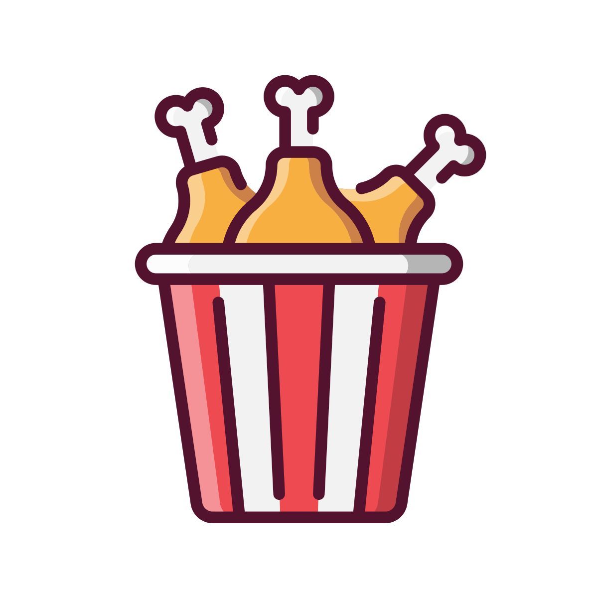 fried chicken icon