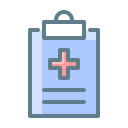 external clipboard-biru-medical-care-others-zufarizal-robiyanto icon