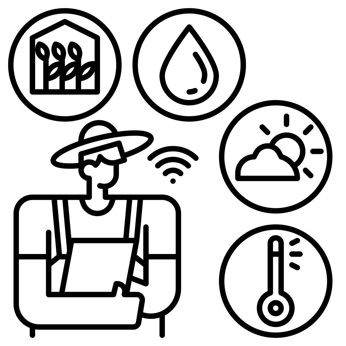 smart agriculture icon