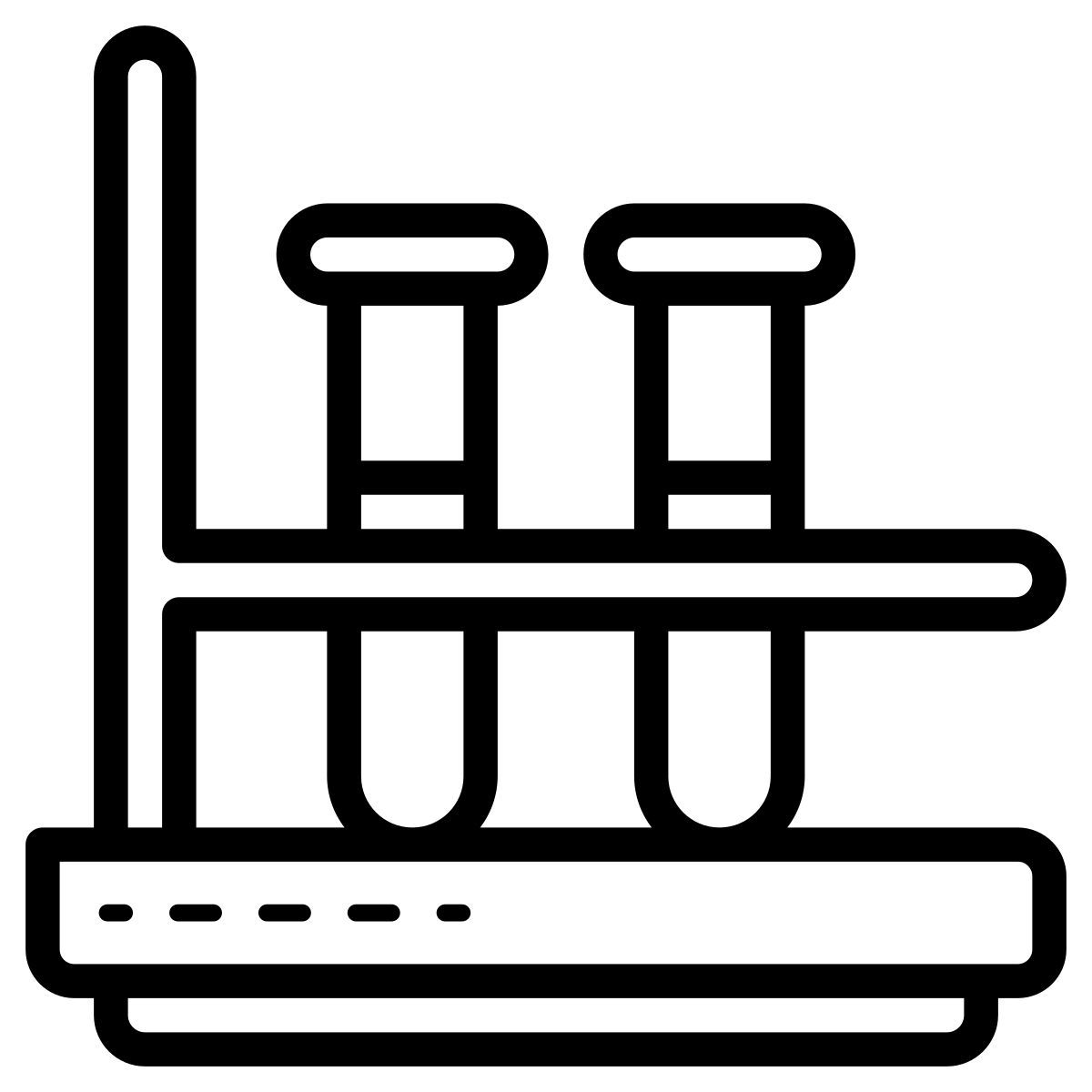 test tubes icon