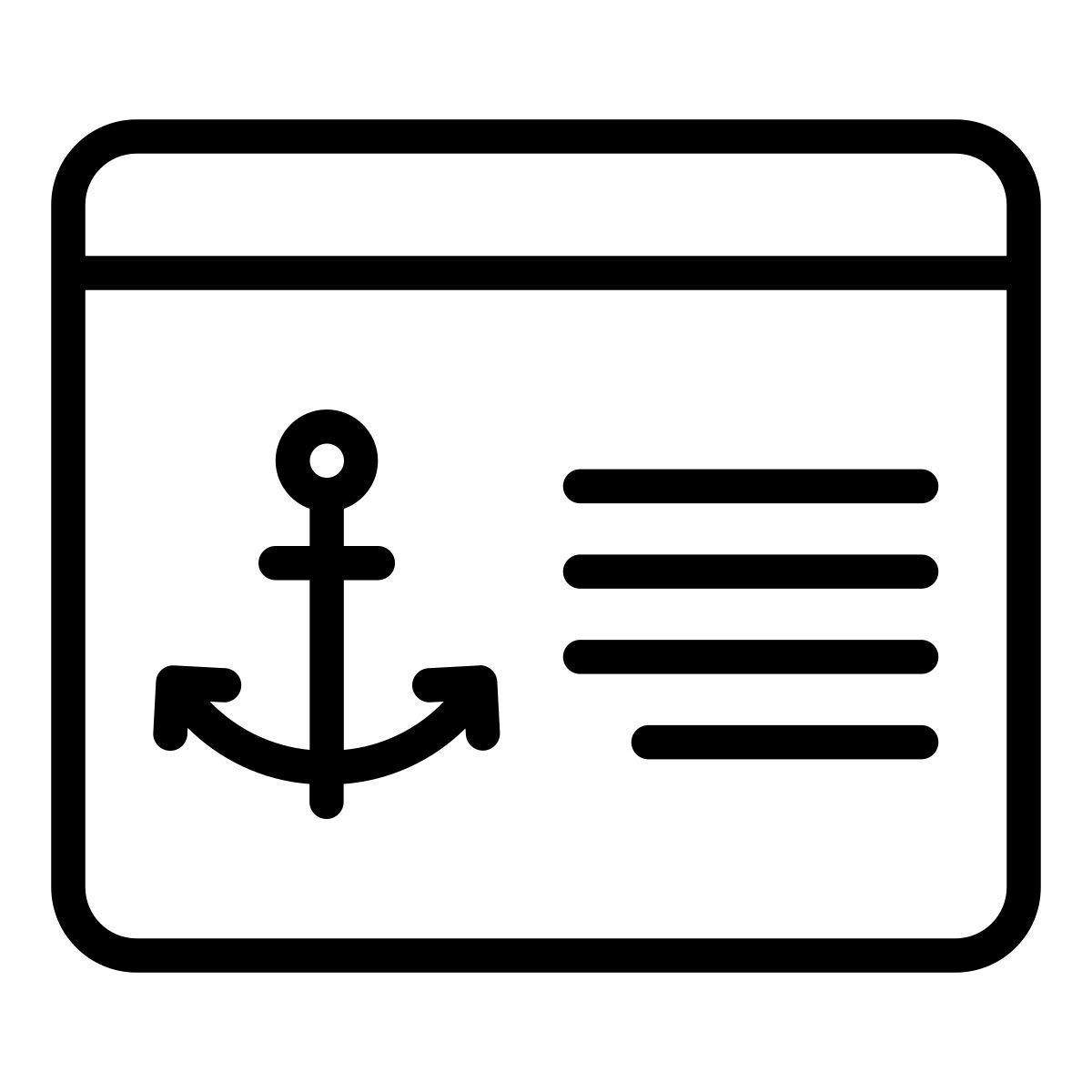 ankertext icon