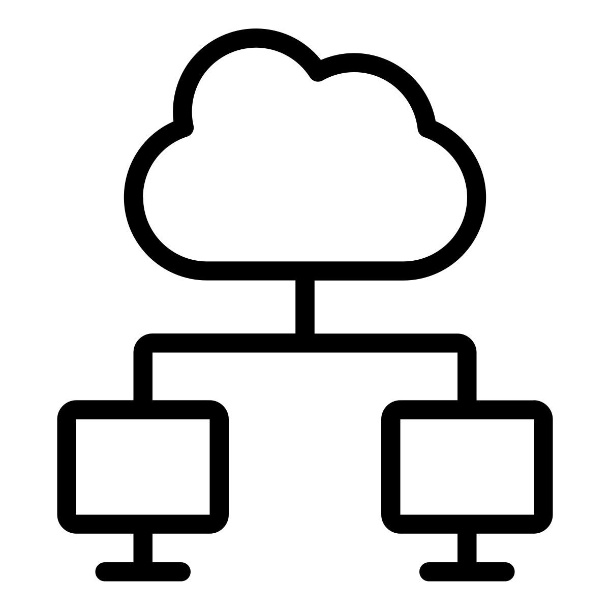 cloud sharing icon
