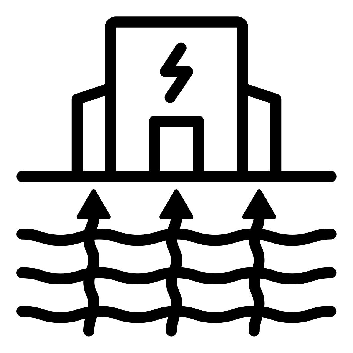 geothermal energy icon