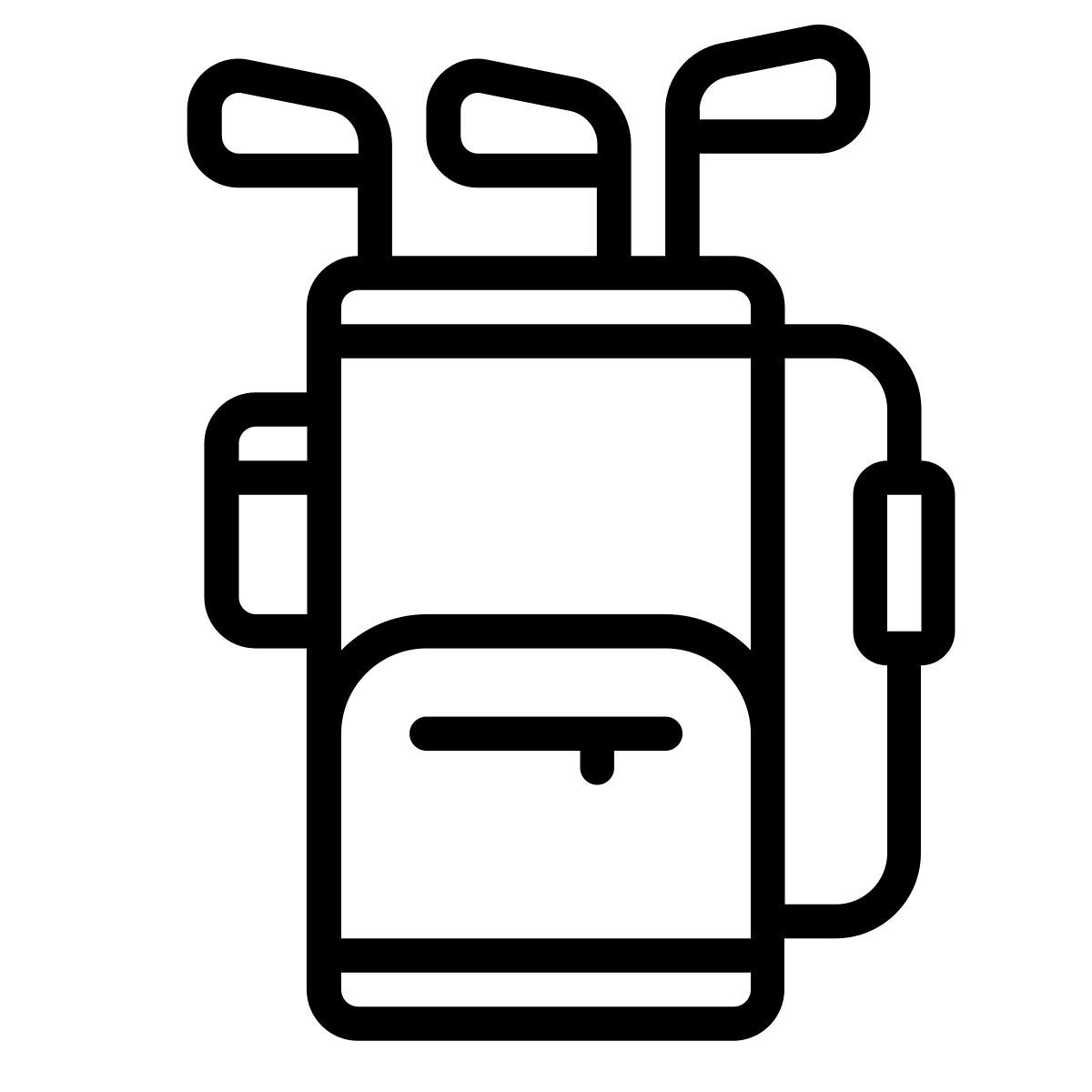 golf bag icon