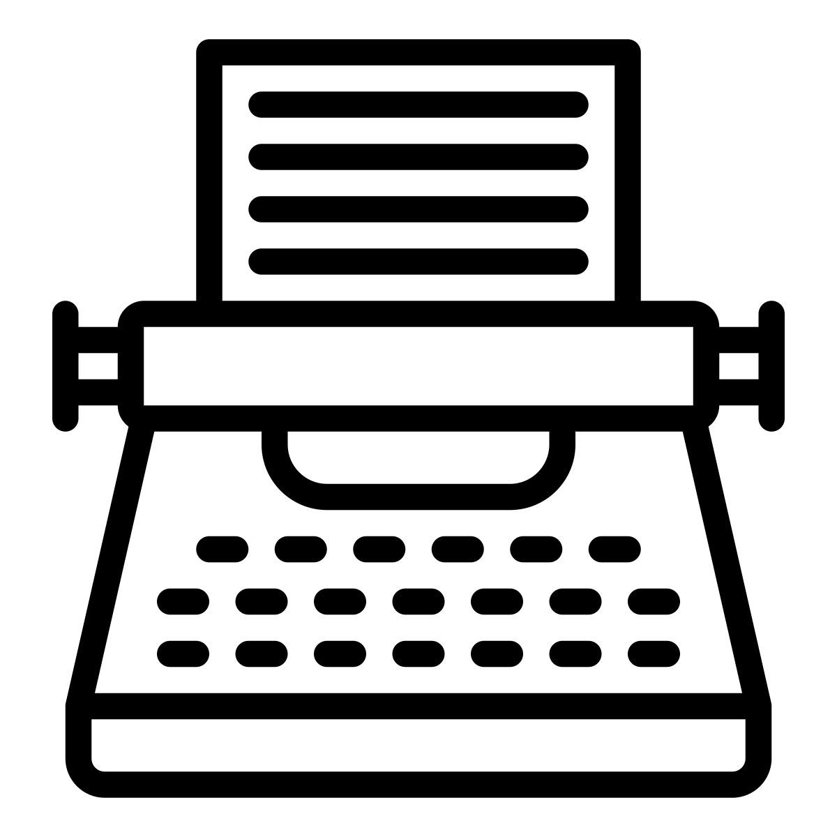typewriter icon