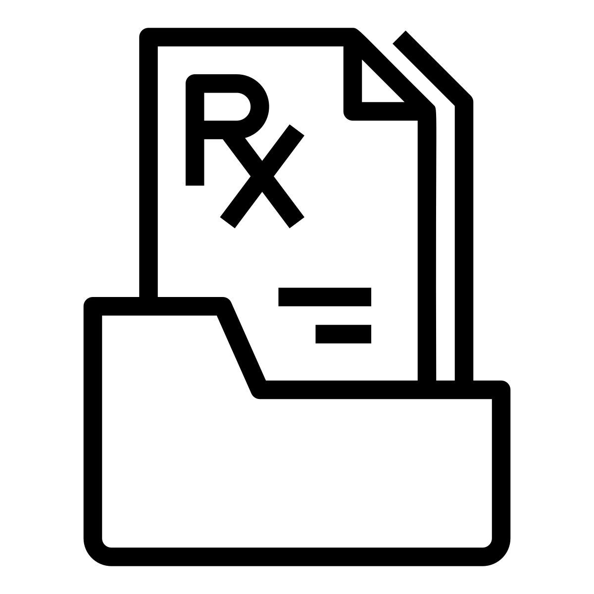 medical folder icon