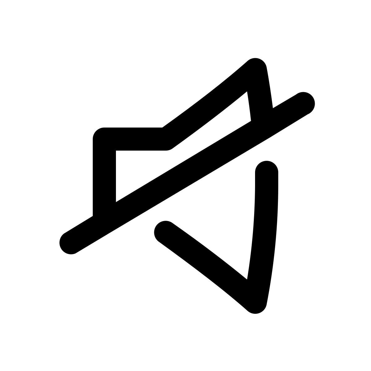 mute sound icon