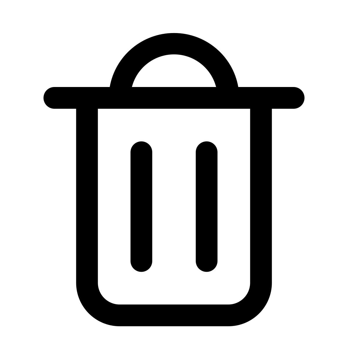trash bin icon