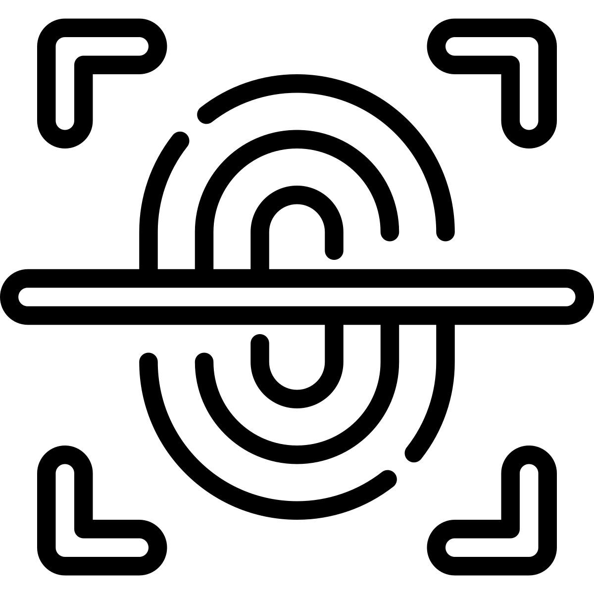 finger scanner icon
