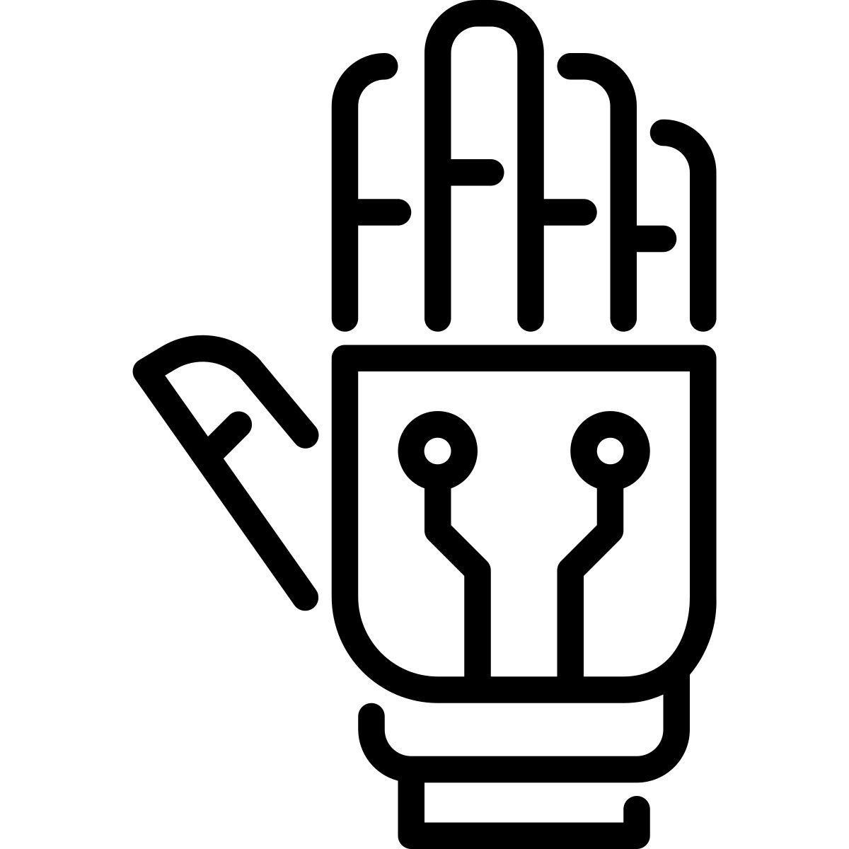 robot arm icon