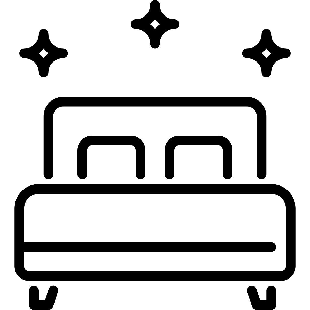 double bed icon