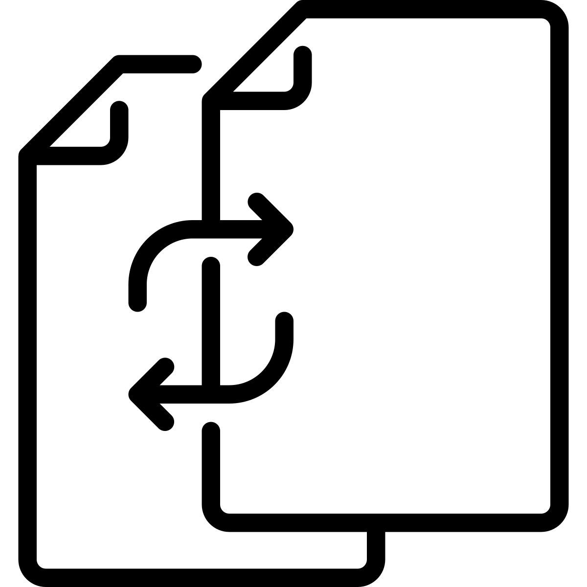 exchange files icon