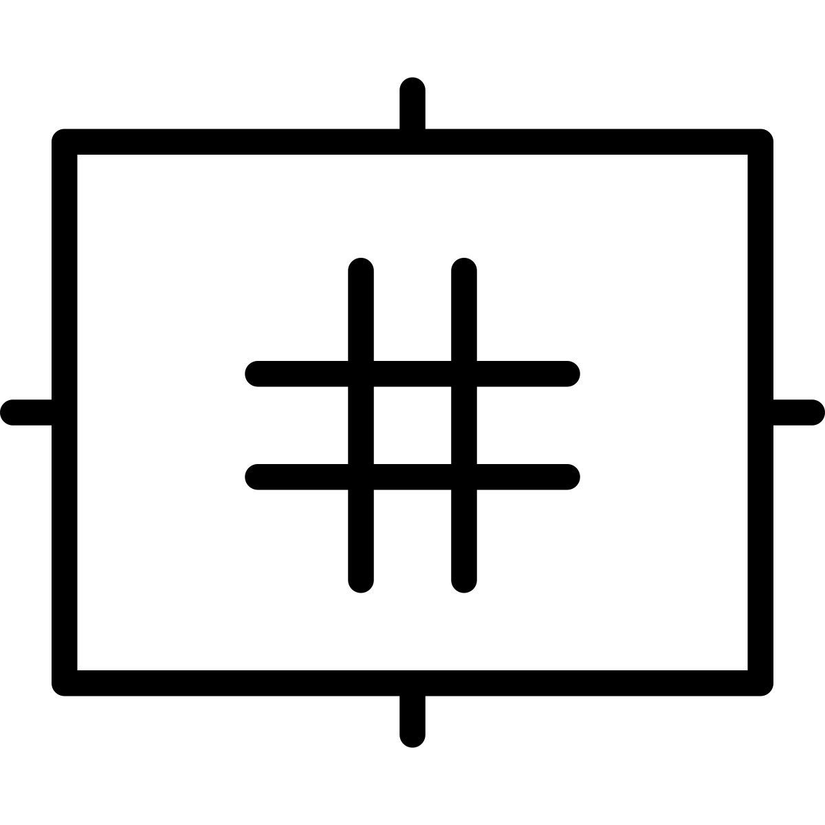 hashtag icon