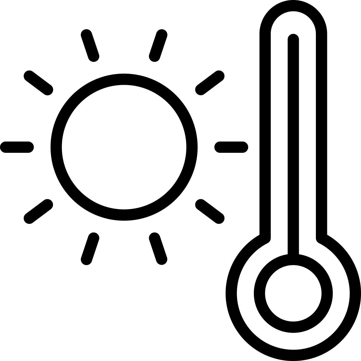 high temperature icon