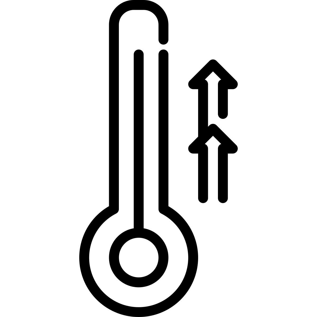 high temperature icon