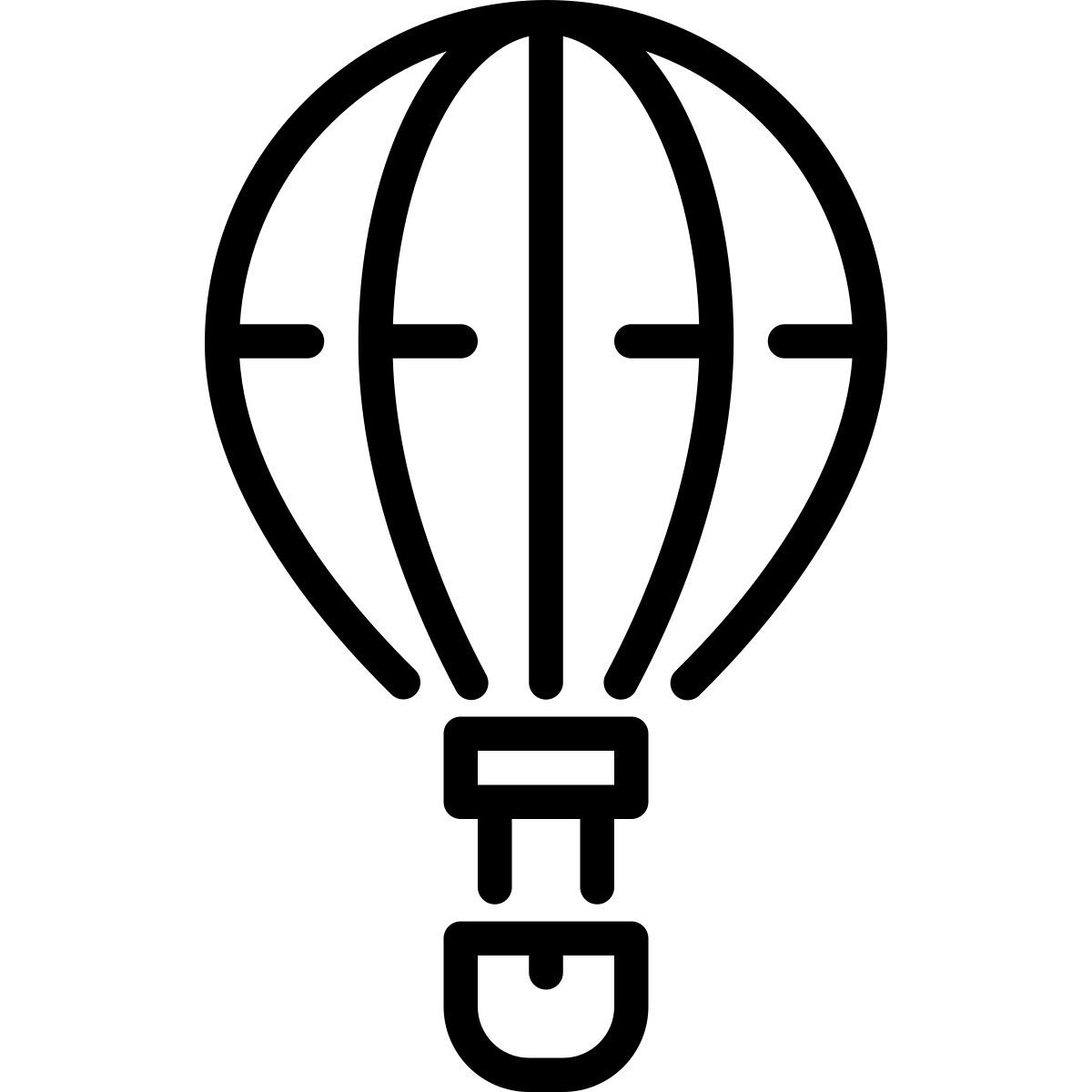 hot air balloon icon