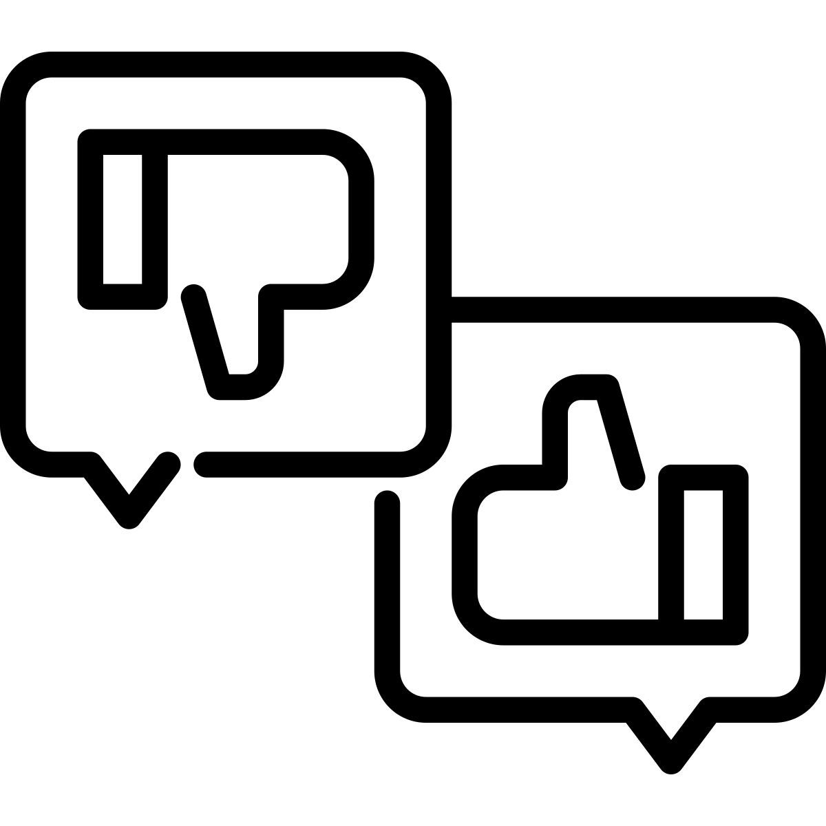 like and dislike icon