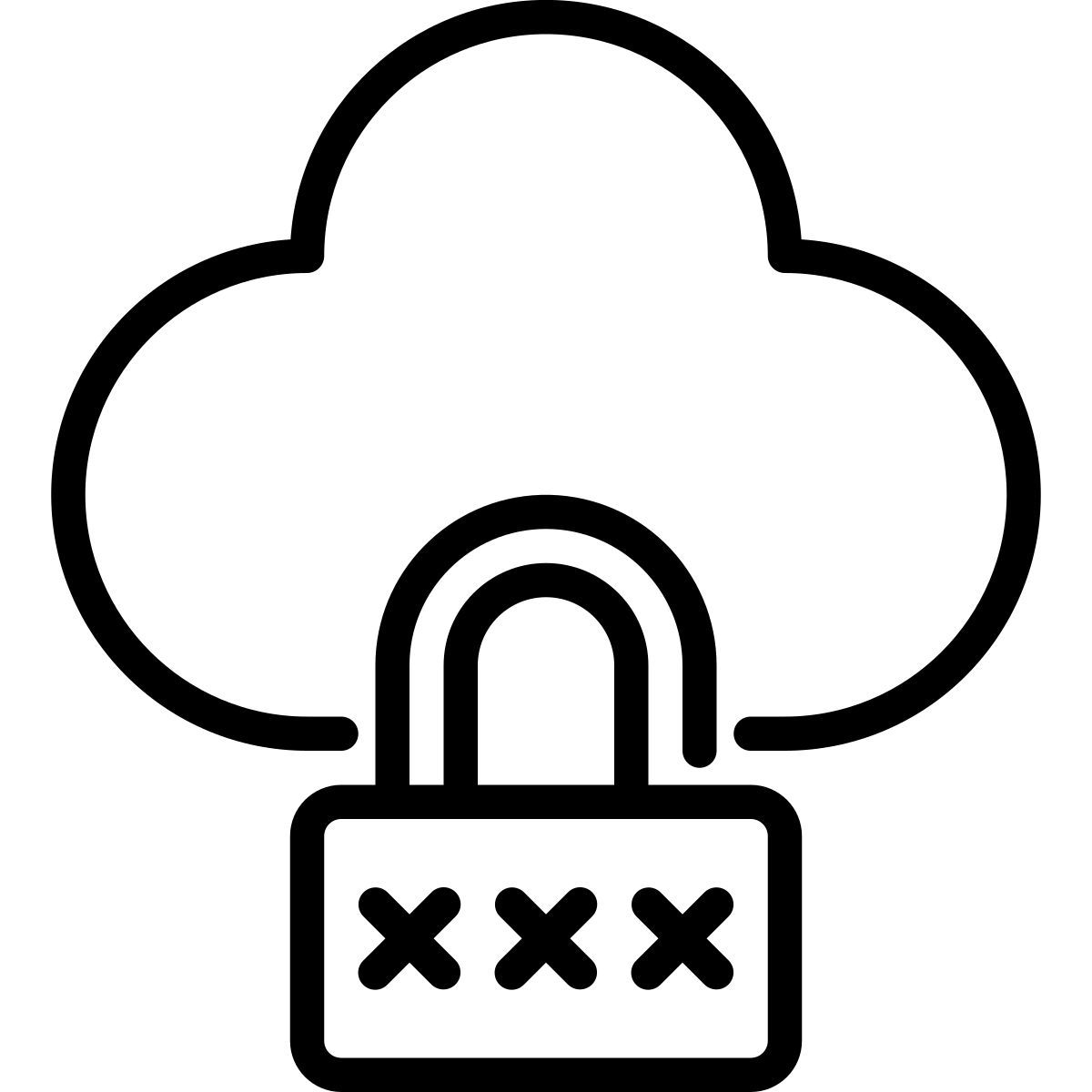 cloud protection icon