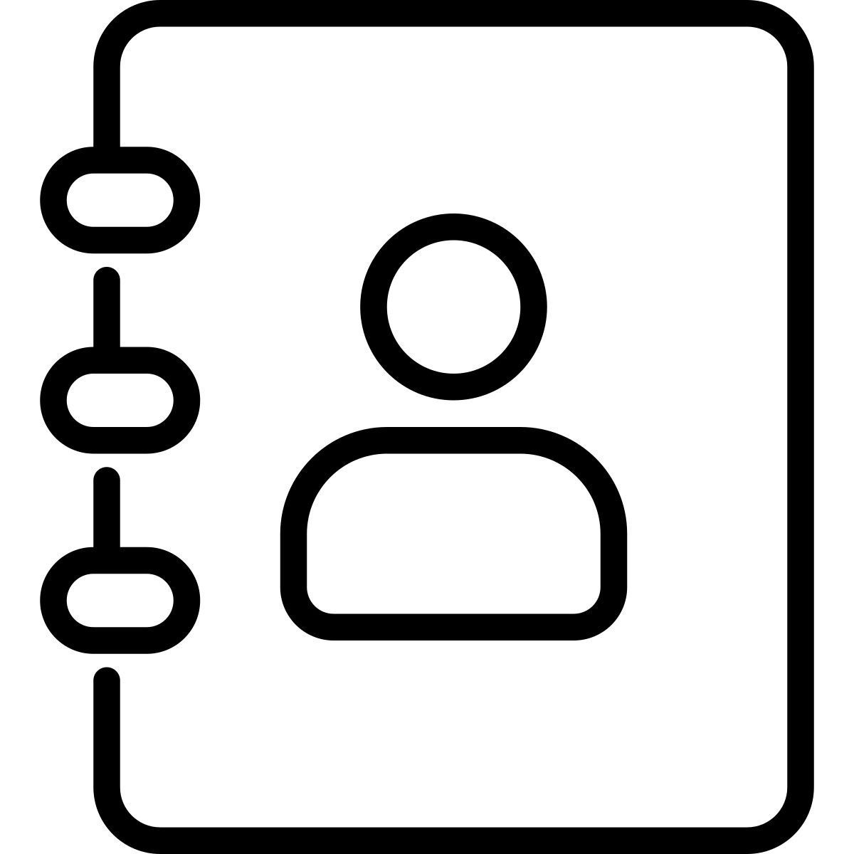 carnet de contacts icon