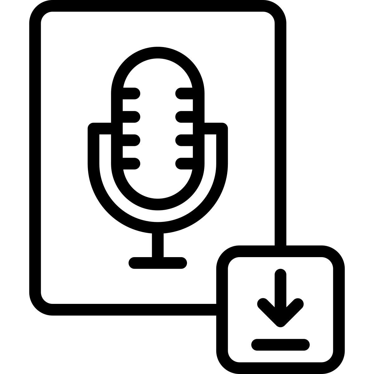 download podcast icon